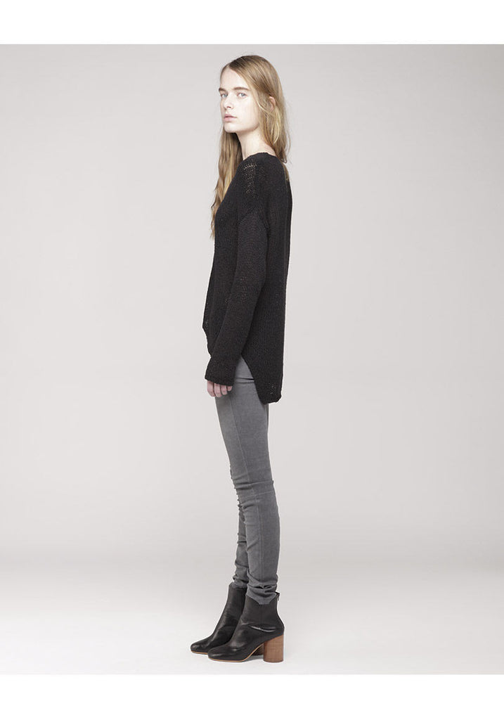 Looped Cotton Pullover