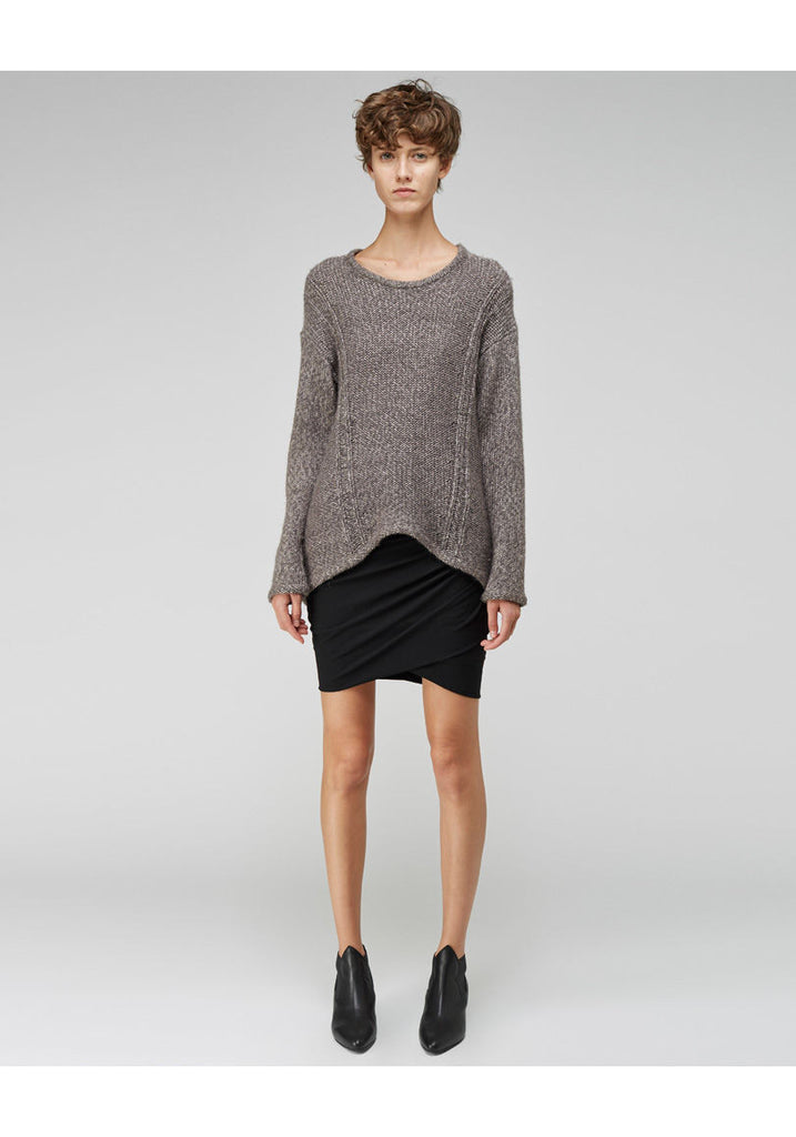 Marled Knit Pullover
