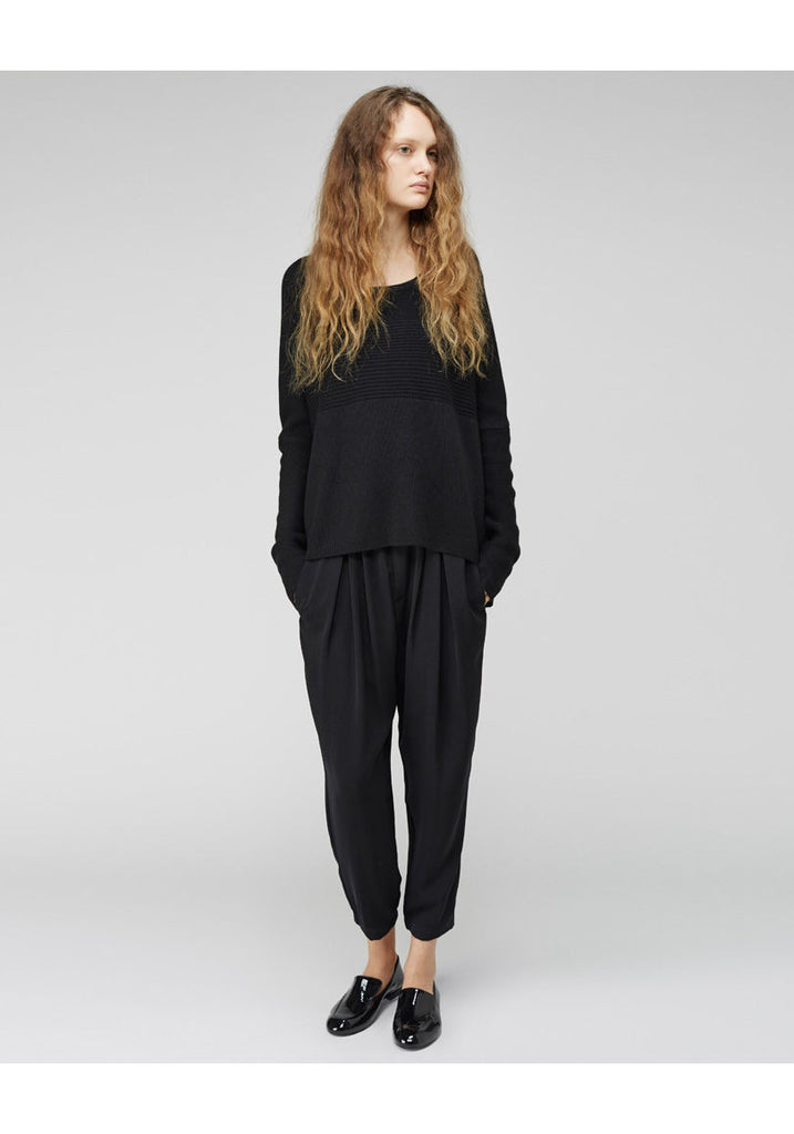 Ribbed Knit Pullover