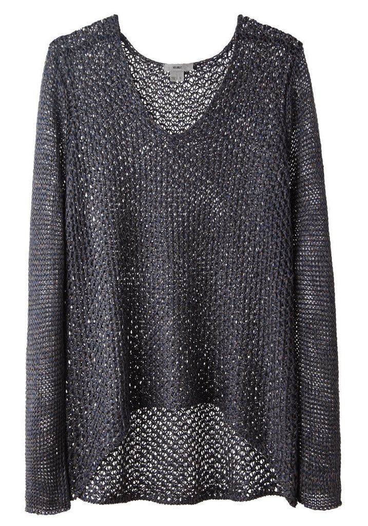 Tucked Linen Pullover