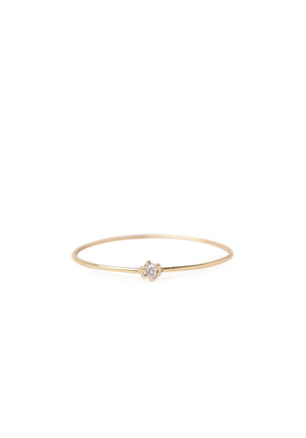 Gold Ring with Diamond