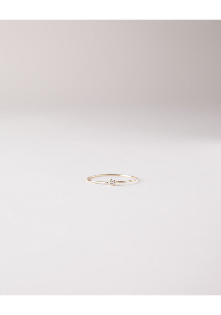 Gold Ring with Diamond