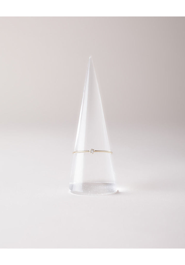 Gold Ring with Diamond