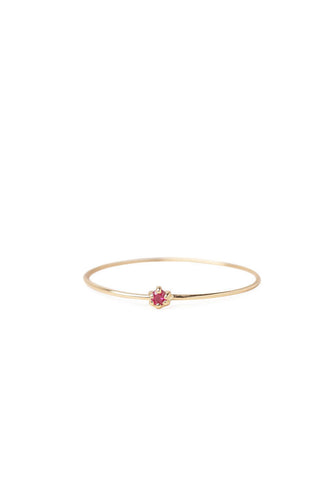 Gold Ring with Ruby