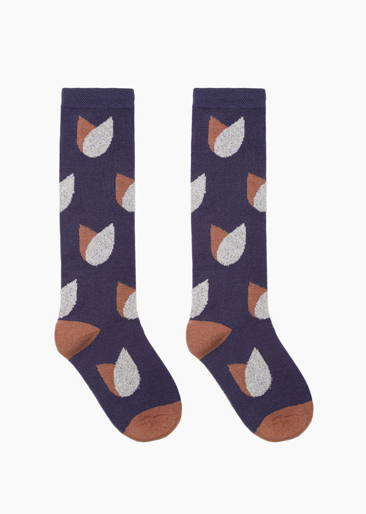 Floral Knee-High Sock