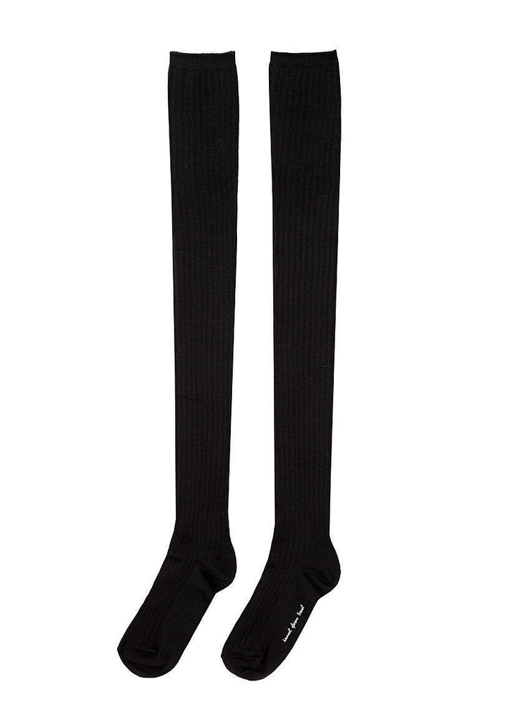Rib Thigh High Tights