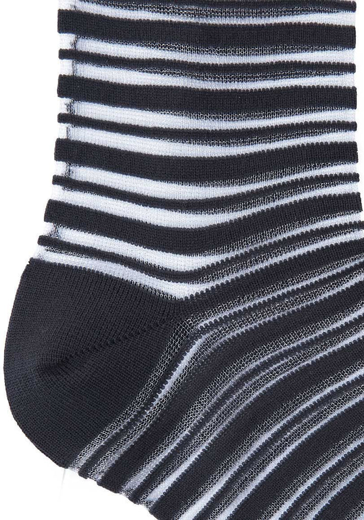 Sheer Stripe Socks