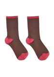 Silk Colorblock Socks