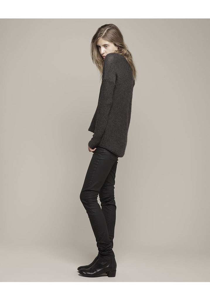 Alpaca Drop Shoulder Pullover