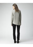 Asymmetric Rib Turtleneck