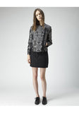 Boxy Medallion Jacquard Jacket