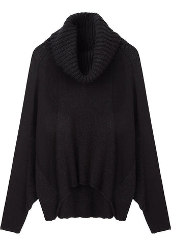 Cropped Front Turtleneck