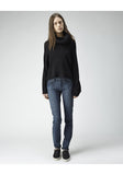 Cropped Front Turtleneck