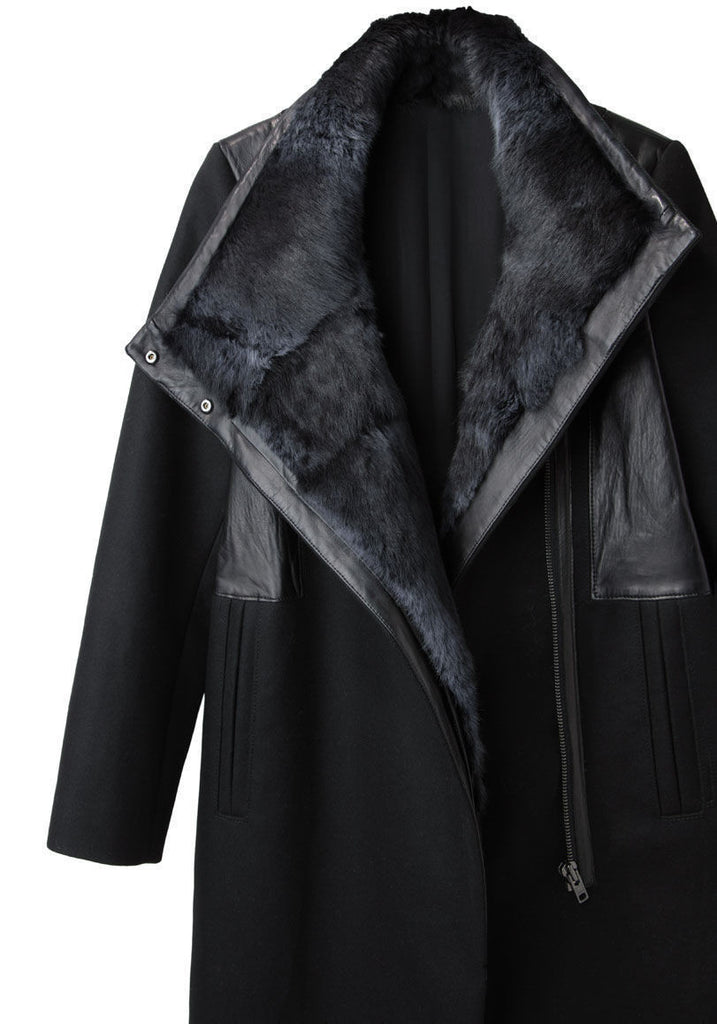 Fur Collar Coat