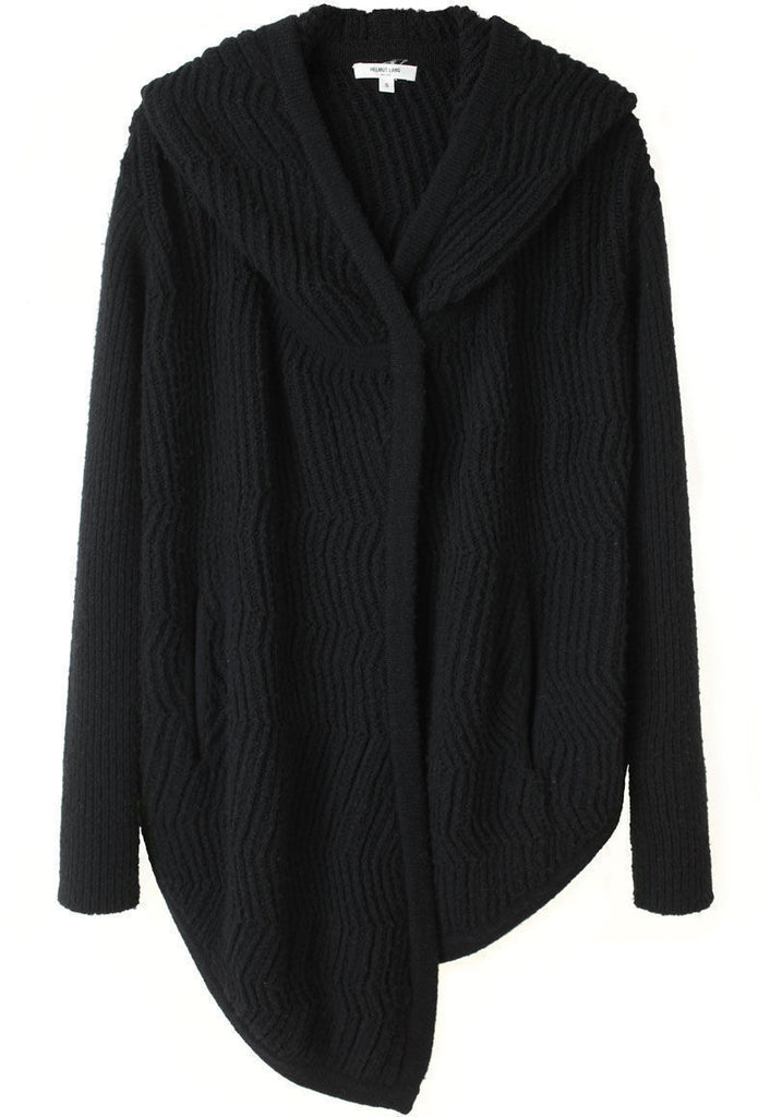 Hooded Rib Cardigan