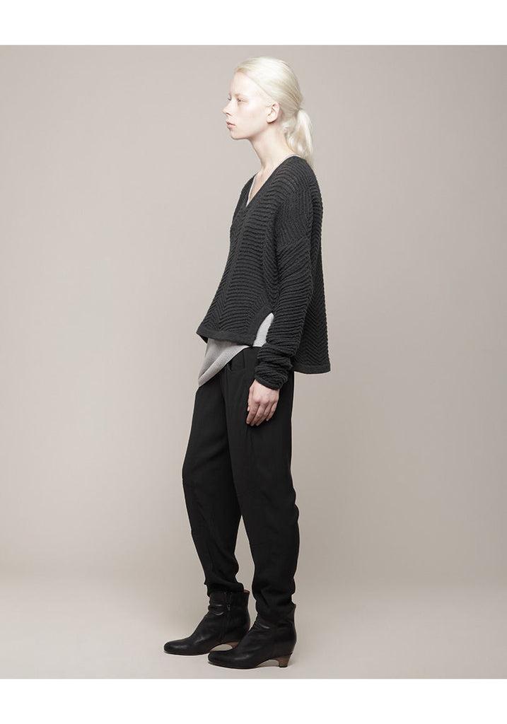 Textured Rib Pullover