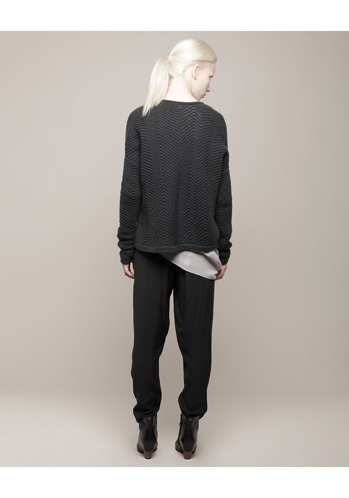 Textured Rib Pullover