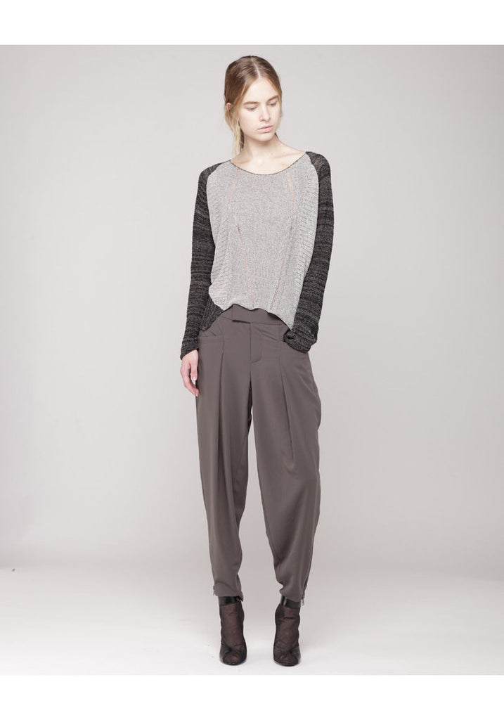 Transparent Melange Pullover