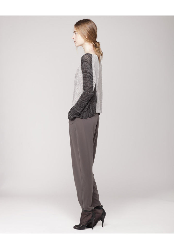 Transparent Melange Pullover