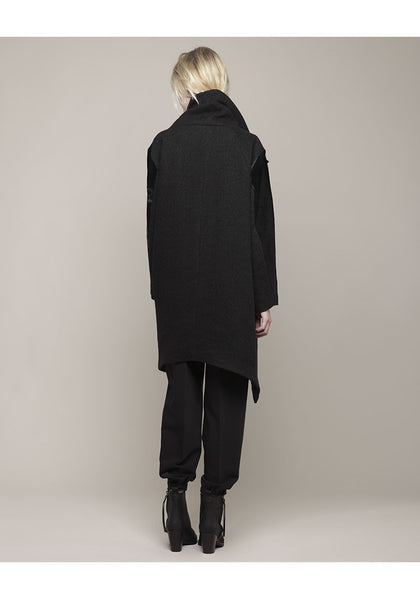 Willowed Felt Coat – La Garçonne