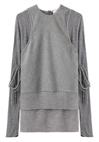Neck Warmer Long Sleeve Top