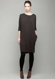 Jersey Drape Dress