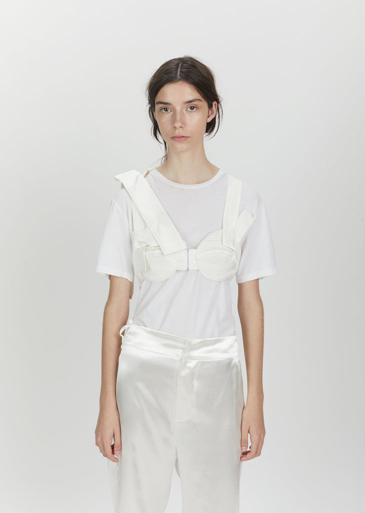 Quilted Tab Bralette Top