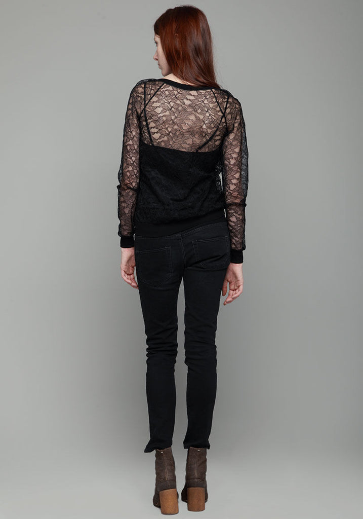 Lace Sweatshirt