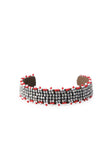 Abey Silver Beaded Cuff