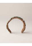 Abey Vert Beaded Cuff