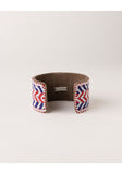 Americana Wide Beaded Cuff