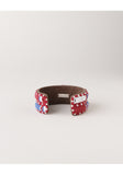 Americana Wide Beaded Cuff