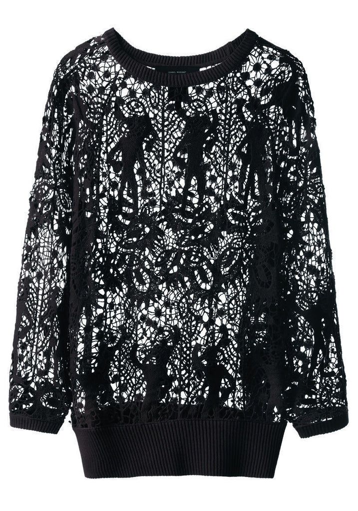 Caja Long Sleeve Lace Top