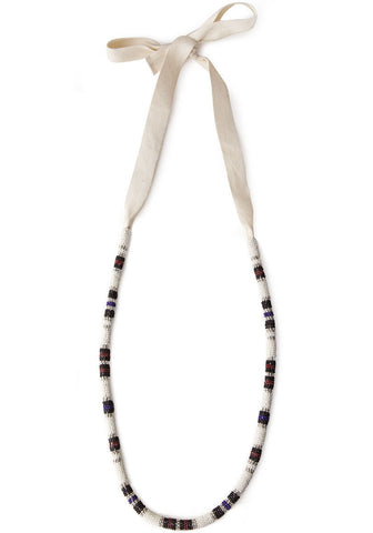 Chiali Snow Bird Beaded Necklace