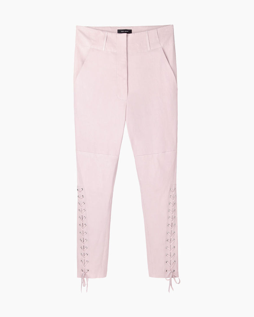 Curtis Lace-Up Leather Pant