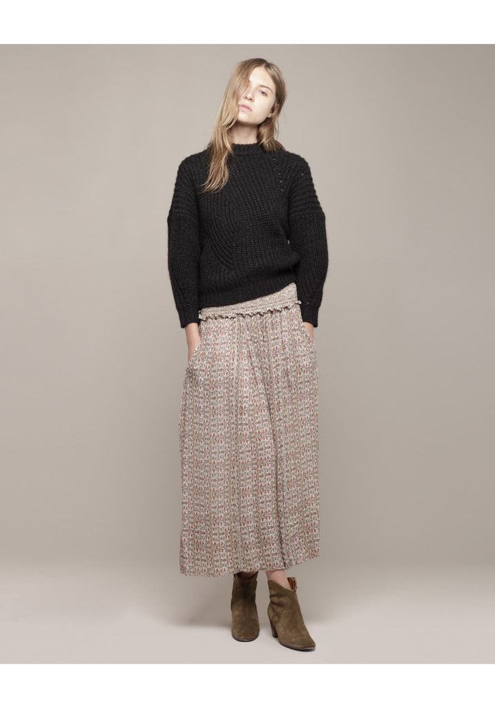 Dave Printed Long Skirt