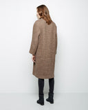 Easton Belted Collarless Coat