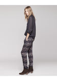 Edlion Printed Velvet Pants