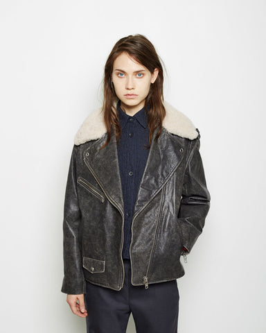 Benny Vintage Washed Leather Aviator