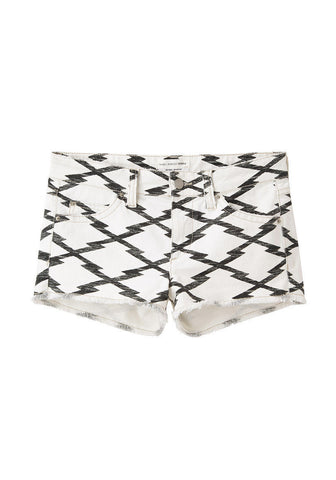 Norina Printed Jean Shorts