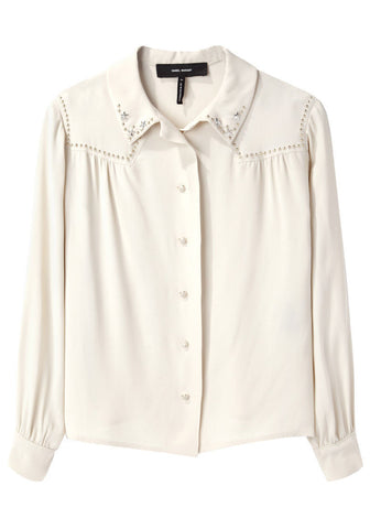 Kini Studded Cropped Shirt