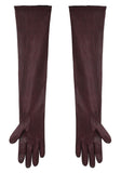 Long Leather Gloves