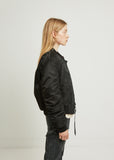 Clea Shirred Bomber