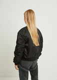 Clea Shirred Bomber