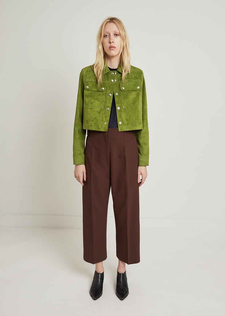 Sage Suede Jacket
