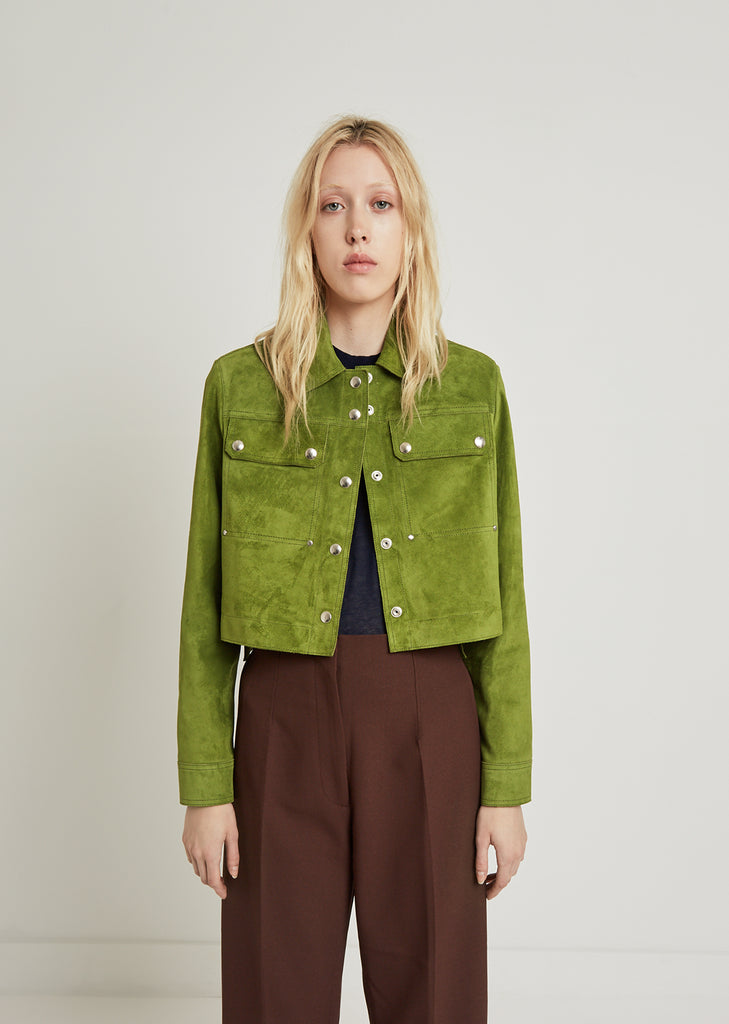 Sage Suede Jacket