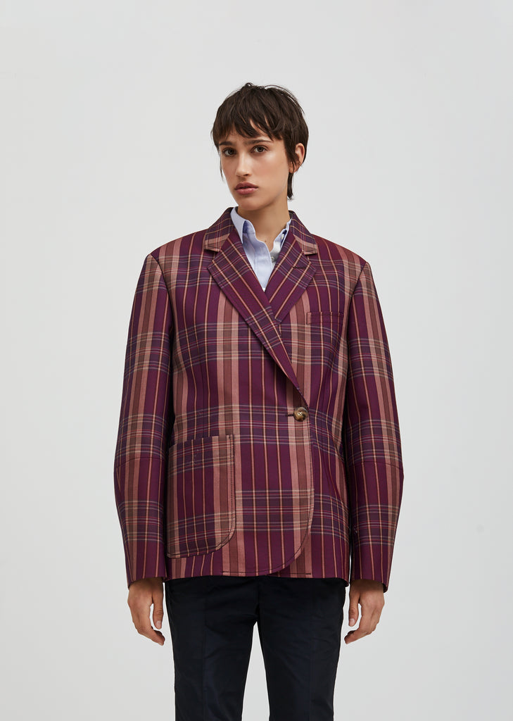 Kira Tech Check Blazer