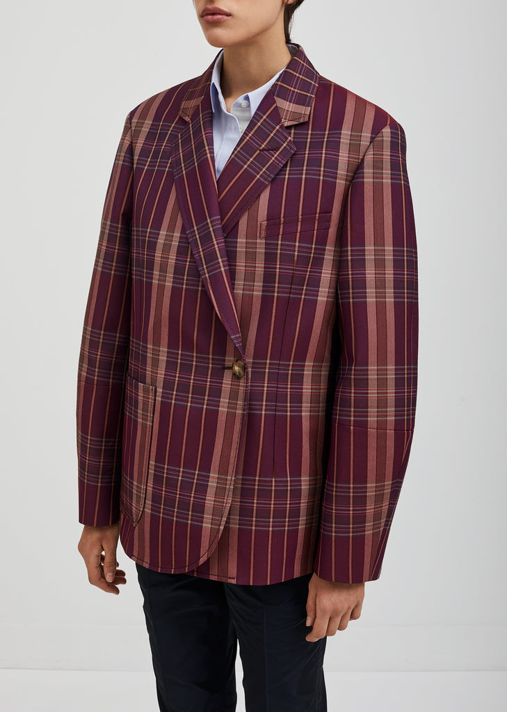 Kira Tech Check Blazer