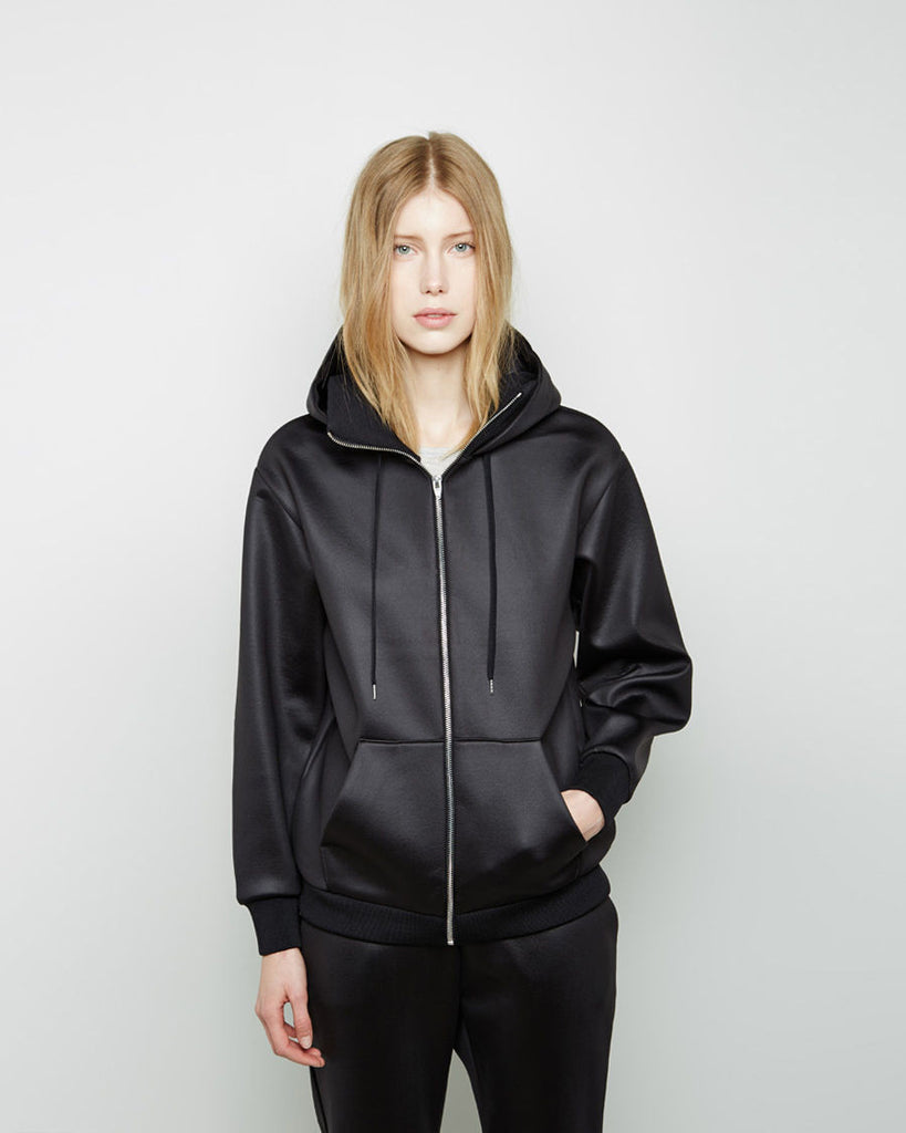 Shiny Bonded Fleece Sweatshirt