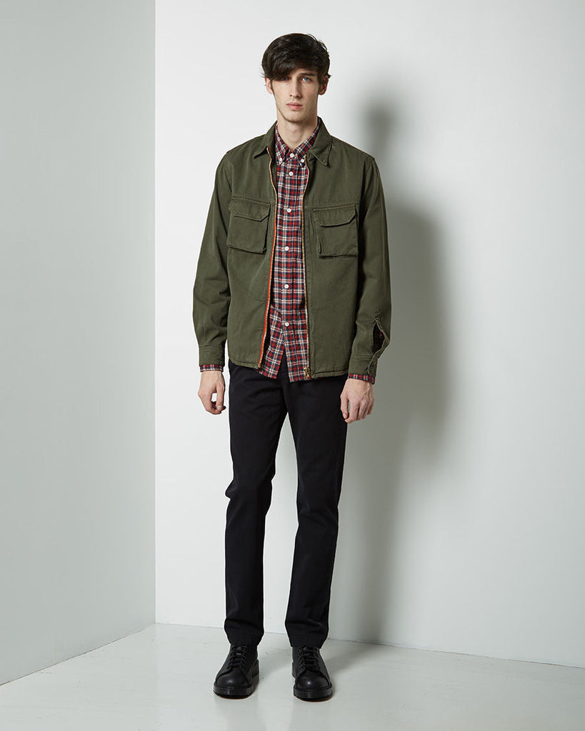 Zip-Front Shirt Jacket